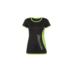 FITNESS-SHIRT – SCHWARZ-GRÜN | Damen